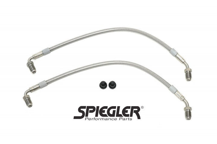 Spiegler Stainless Brake Lines - Porsche GT4RS Front 2 Line Kit (Hard Line Replacement Only) - Hinz Motorsport